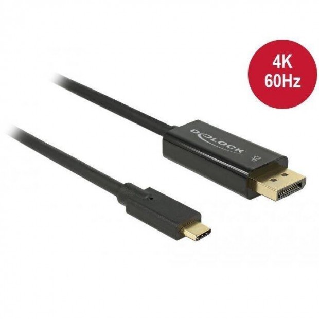 Delock USB Type-C - Displayport kábel, 4K, 3m (85257)