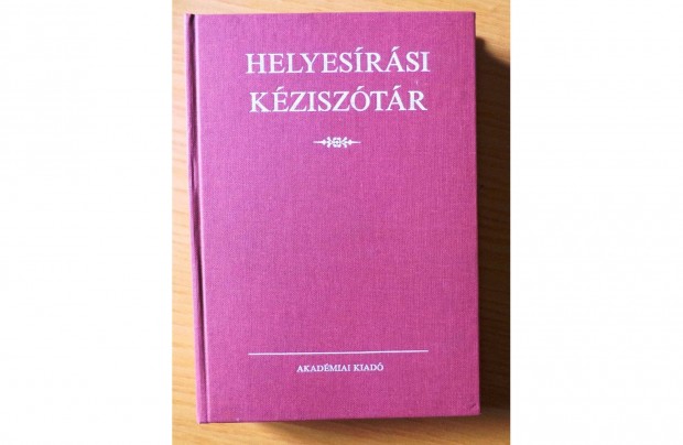 Deme Lszl - Fbin Pl: Helyesrsi kzisztr