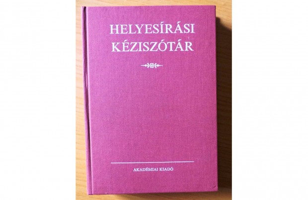 Deme Lszl - Fbin Pl: Helyesrsi kzisztr