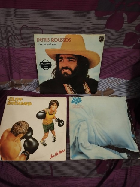 Demis Roussos Cliff Richard Bijelo Dugme bakelit lemez csomag