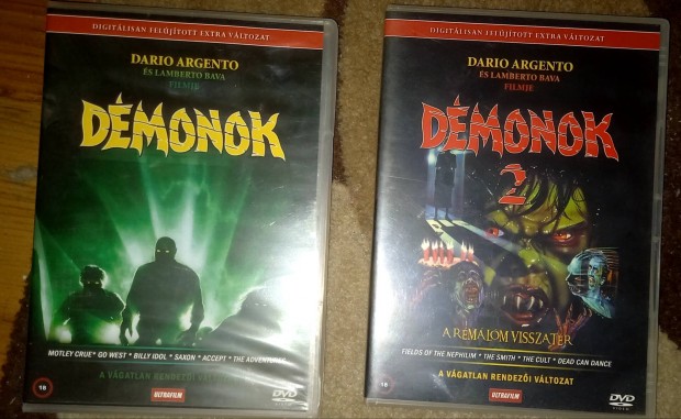 Dmonok 1- 2. - horror dvd- ktoldalas borit