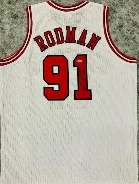 Dennis Rodman Chicago Bulls NBA kosaras mez alirt, dediklt