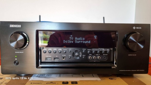 Denon AVR-X4400H 11.2 csatornás házimozi erősítő, távval, dobozában