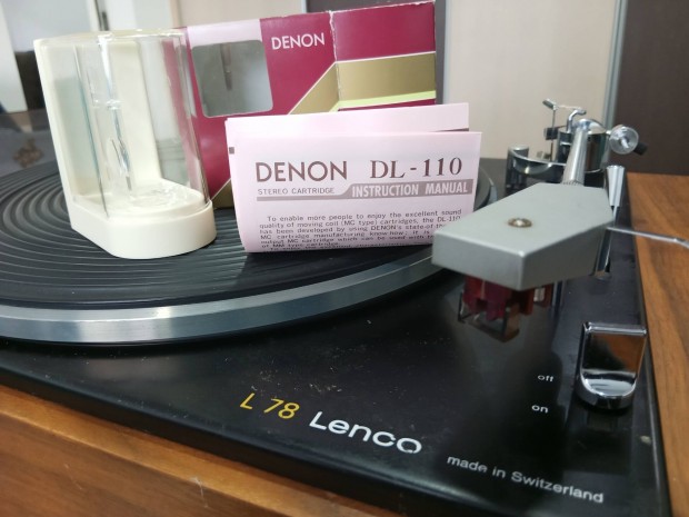 Denon D L110 MC hangszed Lenco L78 ( L75 ) lemezjtszval elad.