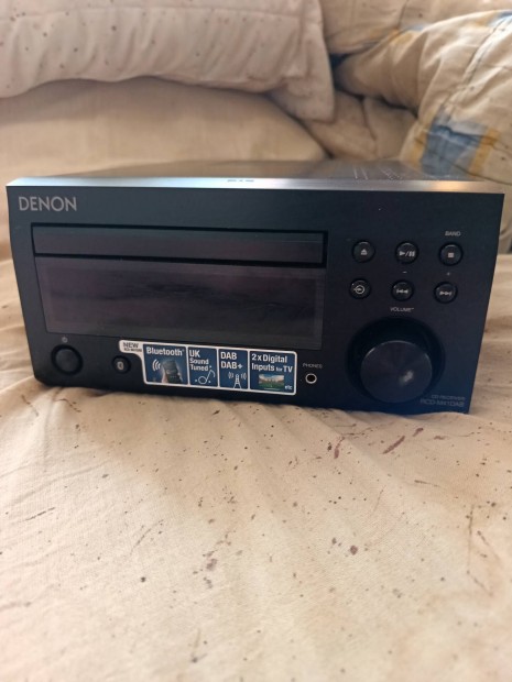 Denon rcd-m41dab fekete. hangfalak, tv nlkl. teszteletlen