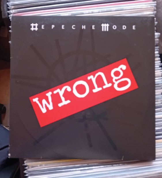 Depeche Mode-Wrong  bakelit lemez