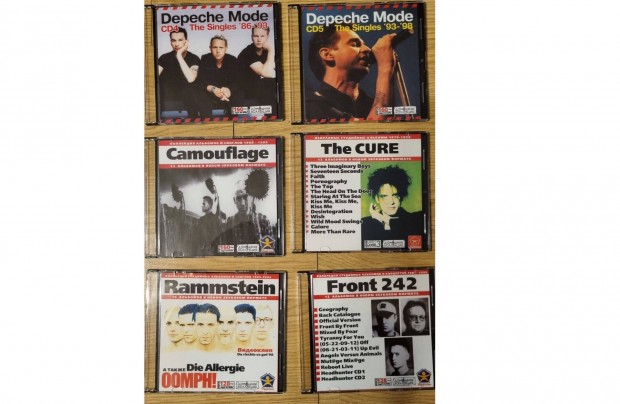 Depeche Mode, Camouflage, Cure, Rammstein, Front242 Discography CD-k