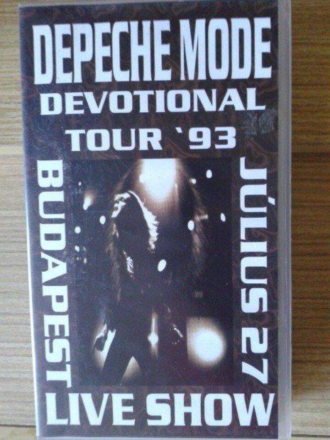 Depeche Mode - Devotional tour Budapest, 1993.07.27. (VHS)