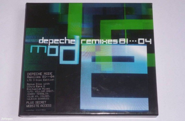 Depeche Mode - Remixes 8104 3XCD Limited Edition