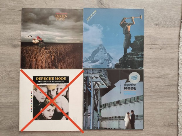 Depeche Mode bakelit/vinyl albumok 