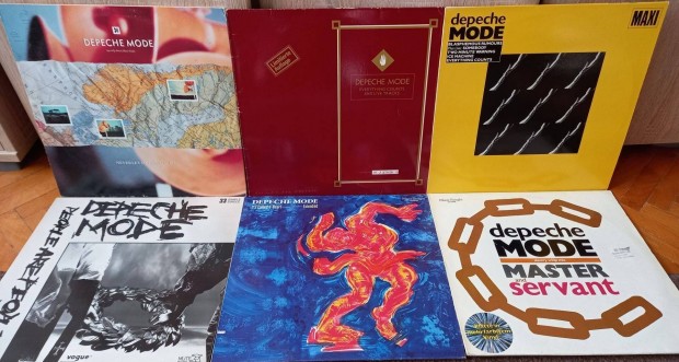 Depeche Mode maxi bakelit lp lemezek 12" (Egyben)