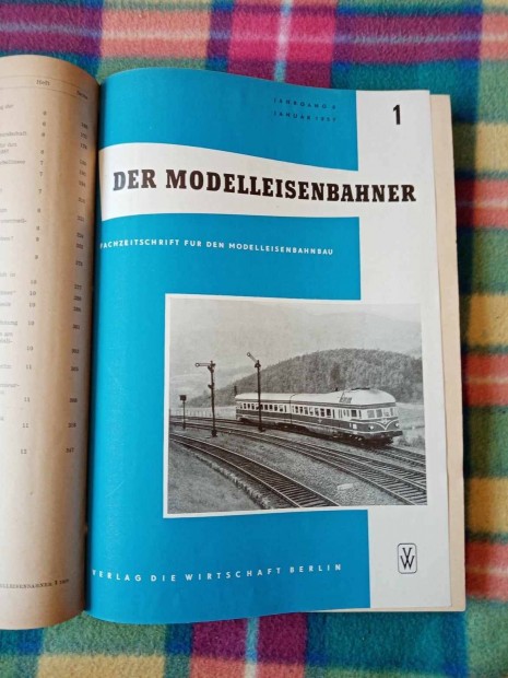 Der Modelleisenbahner Vastmodellezs 1957 Teljes vfolyam Vast