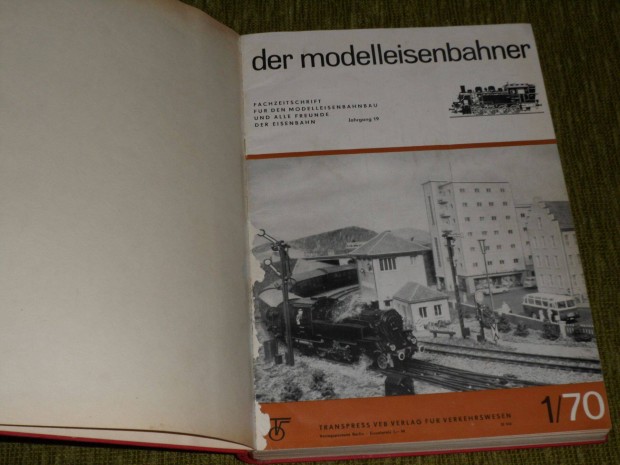 Der Modelleisenbahner - német vasútmodellezés újság 1970-es teljes évf