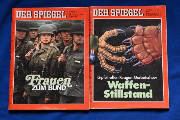 Der Spiegel magazinok - 1984,1987 (2db)