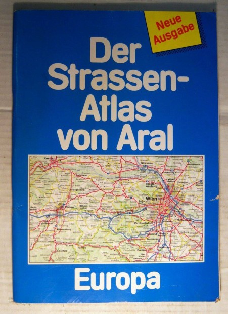 Der Strassen-Atlas von Aral Europa (1993) trkp