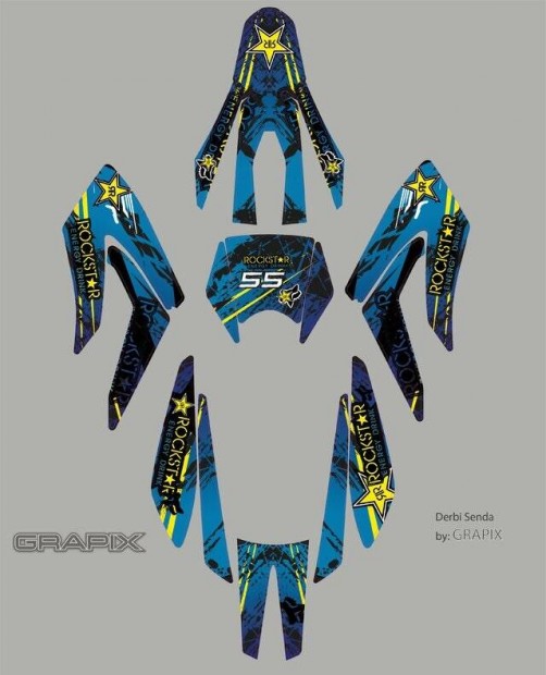 Derbi Senda Matrica szett