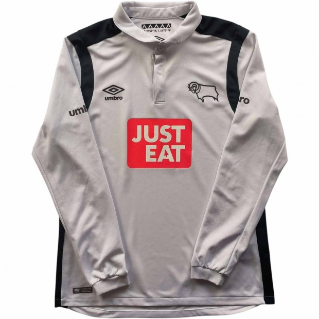 Derby County 2016-17 Umbro hazai hossz ujj foci mez M-es