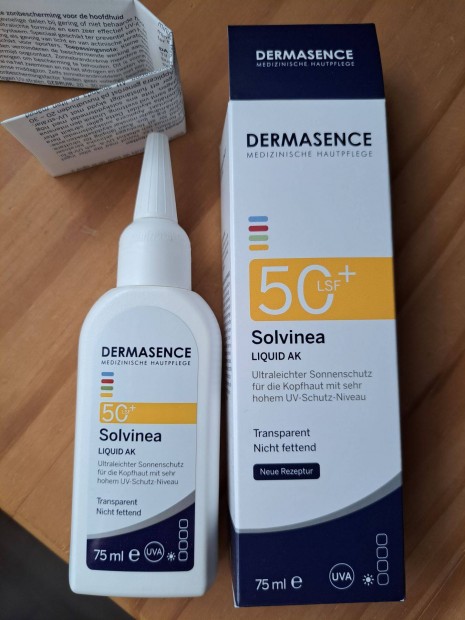 Dermasence Solvinea napvd fejbrre, Lsf 50+, 75 ml