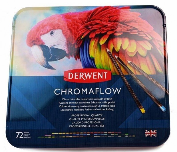 Derwent Chromaflow szinesceruza kszlet (j) (72 db)