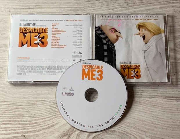 Despicable Me 3 filmzene CD