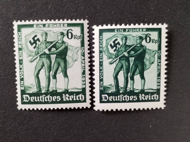 Deutsches Reich 1938 Ausztria annektlsa Mi.662 komplett kicsi s nag