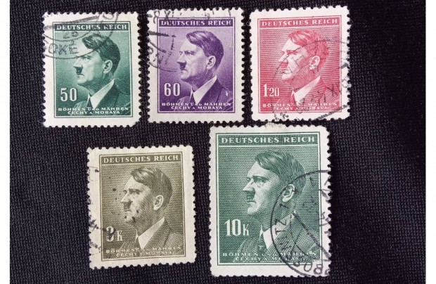Deutsches Reich 1942 Adolf Hitler, 1889-1945 Cseh-s Morvaorszg