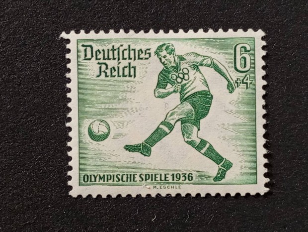 Deutsches Reich 6+4 Pfg. blyeg 1936-os olimpiai jtkok - Berlin