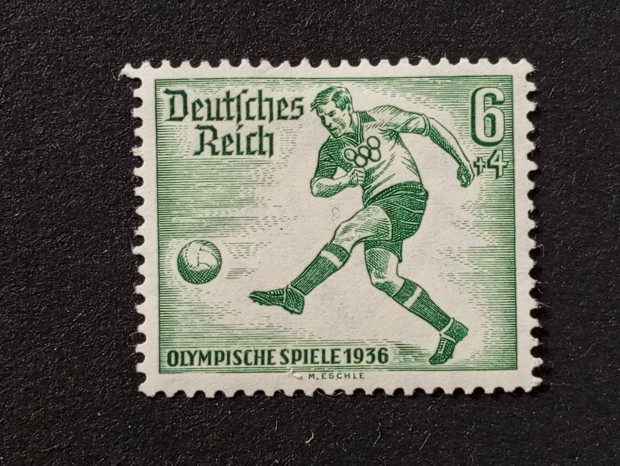 Deutsches Reich 6+4 Pfg. blyeg 1936-os olimpiai jtkok - Berlin, Nm