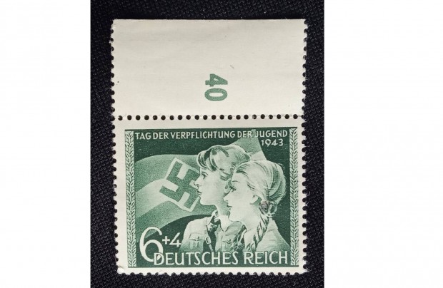 Deutsches Reich Mi.843 1943. A Hitlernek tett ifjsgi fogadalom napja