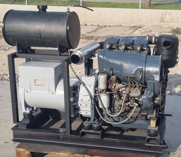 Deutz 3 hengeres áramfejlesztő aggregátor 25 kva 20 kW 380 V
