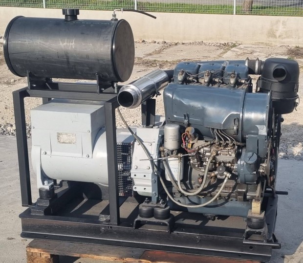 Deutz 3 hengeres ramfejleszt aggregtor 25 kva 20 kW 380 V