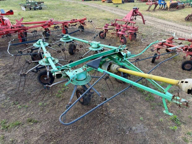 Deutz-Fahr 6 rotoros rendterítő, rendkezelő Kuhn, Claas, Krone, Fella