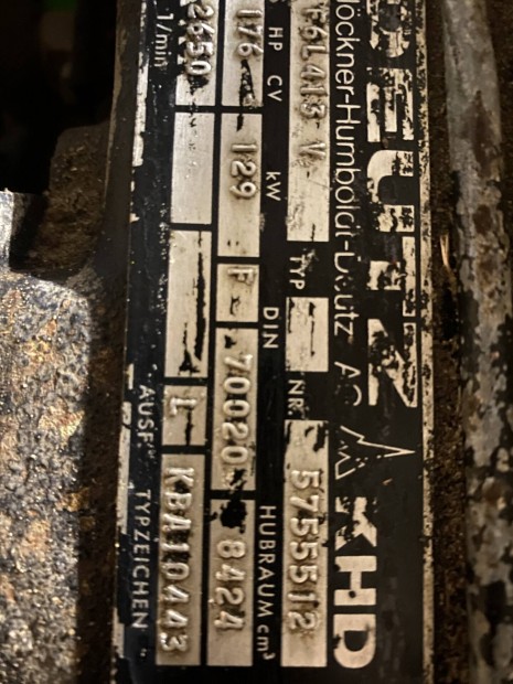 Deutz motor elad