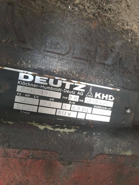 Deutz motor elad