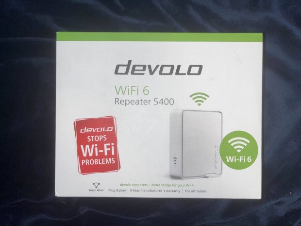 Devolo Wifi 6 Repeater 5400 Nem hasznlt, bontatlan csomagolsban