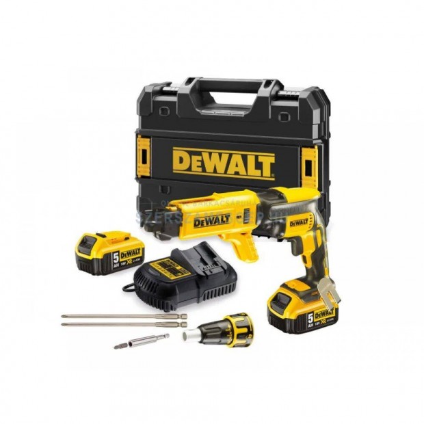 Dewalt Akkus gipszkarton csavarbehajt + tr 18 V sznkefe nlkli (2