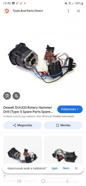 Dewalt Dcd240  Dch333 motor s elektronika 