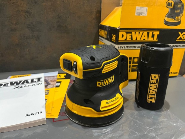 Dewalt Dcw210N-Xj akkus Excentercsiszol 