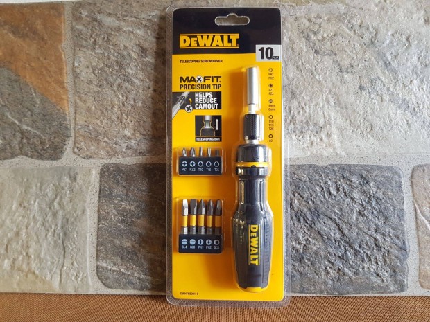 Dewalt racsnis csavarhz + hossz + rvid bit / bitkszlet