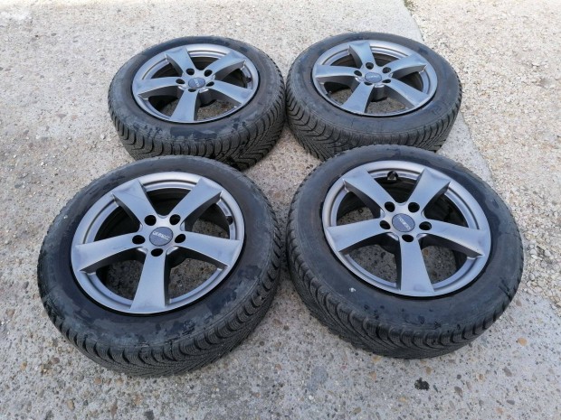 Dezent 16" alufelni garnitúra 7Jx16H2 , Et40 5x110 205/55R16 téli gumi
