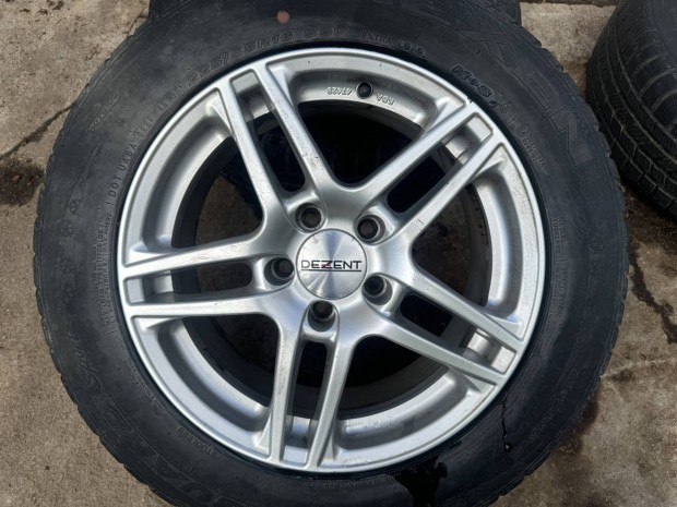 Dezent 16 alufelni 225/55r16 téligumival 5x112