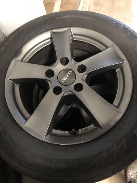 Dezent 5x112 15" alufelni felni nyarigumikkal Vw Audi Seat Skoda