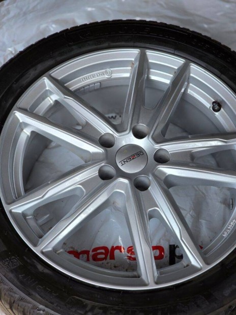 Dezent KF Siver 8x18 + Michelin Alpin 7, 245/45 R18 garanciális