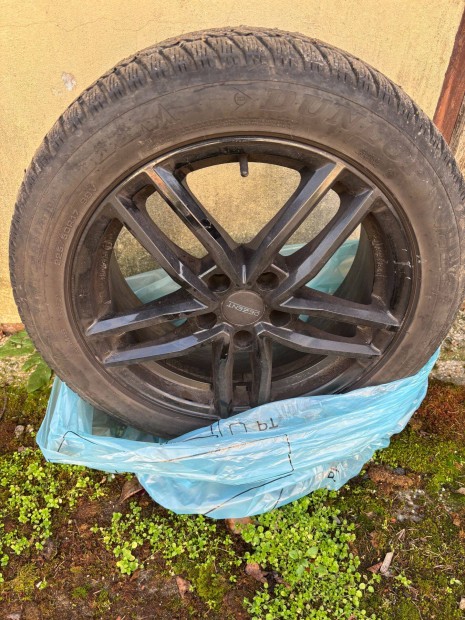 Dezent TR Black felni Dunlop tli gumi szett elad 225/50/R17
