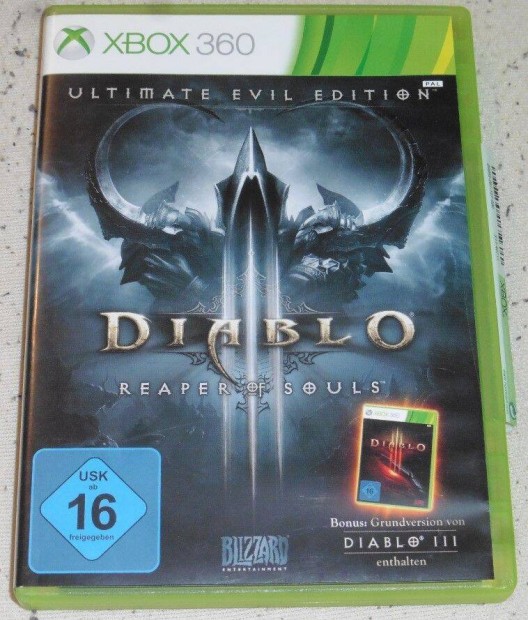 Diablo 3. Reaper Of Souls nmetl Gyri Xbox 360 Jtk