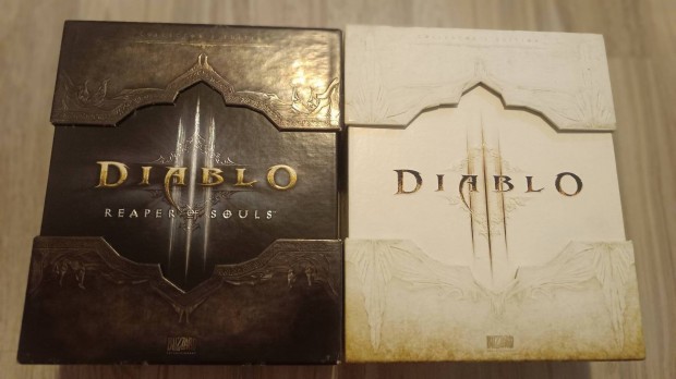 Diablo 3 gyujtoi collector's edition + diablo 3 reaper of souls 