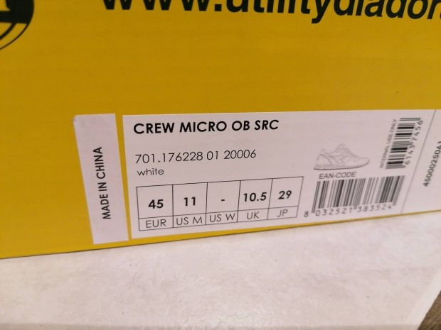 Diadora Utility crew munkavédelmi cipő 45ös