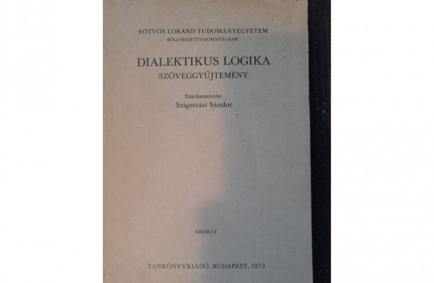 Dialektikus logika '73-bl (ELTE kzirat)