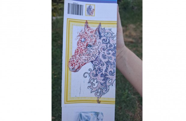 Diamond painting kristely köves kép készítő 2db