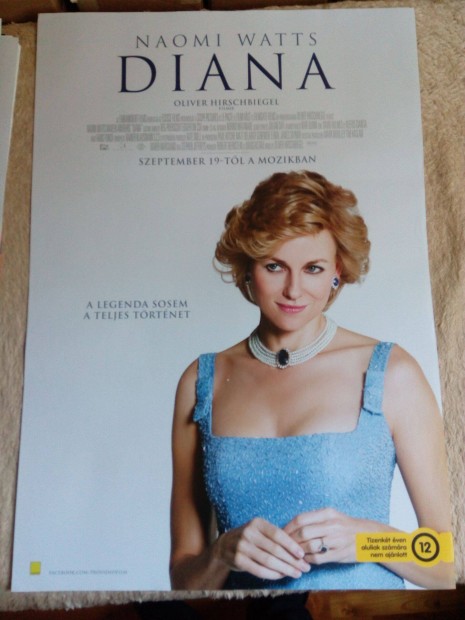 Diana (Naomi Watts, Cas Anvar, Harry Holland) mozi-plakt elad!